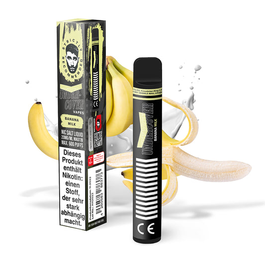 Undercover Vapes Samra Banana Milk 20mg Nikotin