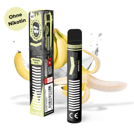 Undercover Vapes Samra Banana Milk Nikotinfrei